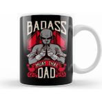 Humuts Badass Muay Thai Dad ,mixed Martial Arts Mma Kupa Bardak