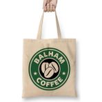 Humuts Balham Coffee Starbucks Bez Uzun Saplı Açık Bej Rengi Çanta