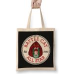 Humuts Battle Cat He Man All Star Converse Logo Bez Uzun Saplı Açık Bej Rengi Çanta