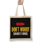Humuts Baywatch Dont Worry Summer Is Coming Bez Uzun Saplı Açık Bej Rengi Çanta