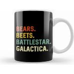 Humuts Bears Beets Battlestar Galactica The Office Jim Halpert Dwight Schrute Funny Dwight Schrute Off Kupa Bardak