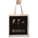 Humuts Bee Gees One Night Only Açık Bej Uzun Saplı Bez Çanta