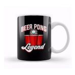 Humuts Beer Pong Legend Funny Beirut Beerpong College Kupa Bardak