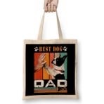 Humuts Best Dog Dad Ever Köpek 02 Bez Çanta