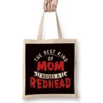 Humuts Best Kind Of Mom Raises Redhead Ginger Son Daughter Mother Bez Uzun Saplı Açık Bej Rengi Çanta