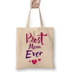 Humuts Best Mom Ever Anneler Günü 01 Bez Çanta