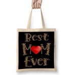 Humuts Best Mom Ever Anneler Günü 07 Bez Çanta