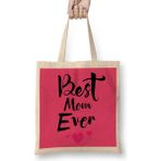 Humuts Best Mom Ever Gifts Anneler Günü 05 Bez Çanta