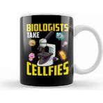 Humuts Biologists Take Cellfies Microscope Selfies Pun Beyaz Kupa