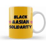 Humuts Black Asian Solidarity Stop Aapı Hate Beyaz Kupa