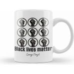 Humuts Black Lives Matter George Floyd 2022 Beyaz Kupa