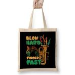 Humuts Blow Hard Finger Fast Funny Saxophone Musician Pun Bez Kadın Günlük Çanta