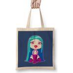 Humuts Blue Hair Me Me Me Bez Kadın Günlük Çanta