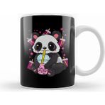 Humuts Boba Bubble Tea Panda Drinking Boba Kupa Bardak