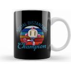 Humuts Bomberman Social Distancing Champion Tasse Kupa Bardak