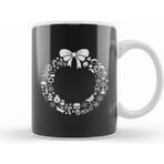 Humuts Breaking Bad Christmas Wreath Pattern Kupa Bardak