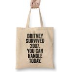 Humuts Britney Survived 2007 Art Meme Dank Funny Bez Çanta