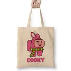 Humuts Bts Among Us BT21 Cooky 01 Uzun Saplı Bez Kadın Günlük Çanta
