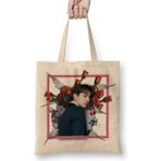 Humuts Bts Bangtan Sonyeondan Floral Jungkook Bez Çanta