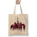 Humuts Bts Fake Love Melting Silhouette Black Army Kpop 02 Bez Uzun Saplı Açık Bej Rengi Çanta