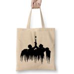 Humuts Bts Fake Love Melting Silhouette Black Army Kpop Bez Uzun Saplı Açık Bej Rengi Çanta