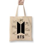 Humuts Bts ve Imzalar 01 Bez Çanta