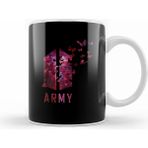 Humuts Bts Wings Logo With Destructive Butterfly Red Galaxy Army Kpop Kupa