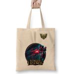Humuts Caitlyn Lol League Of Legends Bez Uzun Saplı Açık Bej Rengi Çanta