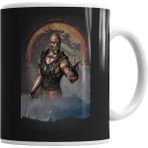 Humuts Camiseta Mortal Kombat Baraka Beyaz Kupa