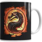 Humuts Camiseta Scorpion Mortal Kombat Dragao Beyaz Kupa