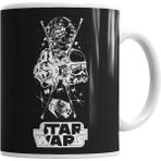 Humuts Camiseta Star Wars Vader Estrela Da Morte Beyaz Kupa