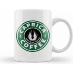 Humuts Caprica Coffee Frackin Good Battlestar Galactica Starbucks Beyaz Kupa
