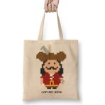 Humuts Captain Hook Pixel Character Bez Çanta