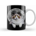 Humuts Cat Moon Lover Lady Gifts Kupa Bardak