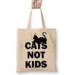 Humuts Cats Not Kids Kediler Çocuklar Değil Kedili Bayan Günlük Çanta