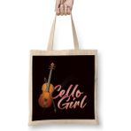Humuts Cello Girl Cellist Musician Musical Instrument Cello Player Bez Çanta