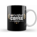 Humuts Certified Coffee Lover Caffeine Addict Kupa Bardak