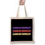 Humuts Charles Barkley - Basketball Gifts Vintage Retro Rainbow Quotes For Boys And Dad Bez Çanta