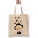 Humuts Chibi Face Suga Bts Bayan Günlük Çanta