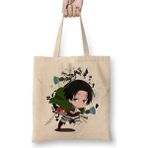 Humuts Chibi Levi Ackerman Bez Bayan Günlük Çanta