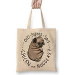 Humuts Chubby Pug Tombul Köpek Bez Çanta