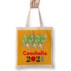Humuts Coachella Açık Bej Uzun Saplı Bez Çanta