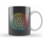 Humuts Colorful Boho Mandala In Rainbow Look Kupa Bardak