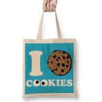 Humuts Cookie Monster Kurabiyeleri Severim Kurabiye Canavarı Bez Çanta