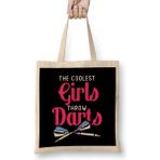 Humuts Coolest Girls Throw Darts Arrow Dartboard Dart Player Board Bez Çanta