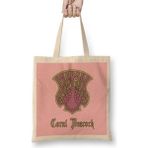 Humuts Coral Peacock Badge Black Clover Bez Çanta