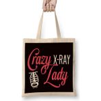 Humuts Crazy Lady Rad Tech Radiologist Radiographer Medicine Bez Çanta