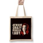 Humuts Crazy Redhead Lady Ginger Girl Girlfriend Red Orange Haired Bez Çanta