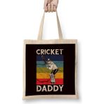 Humuts Cricket Daddy Father Cricketer Pitch Bowler Sports Bez Çanta