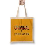 Humuts Criminal In Justice System Black Lives Matter Bez Çanta